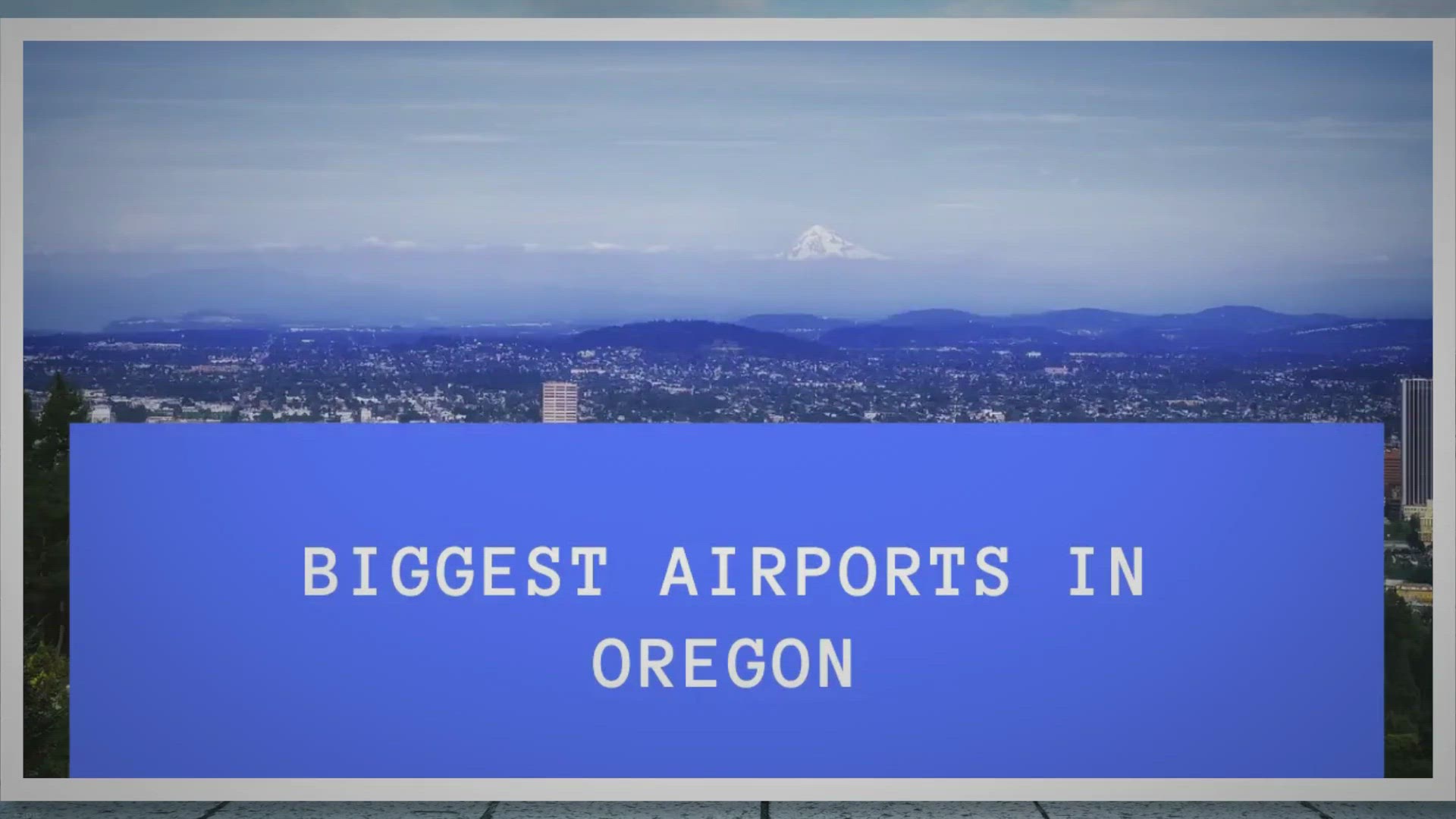 Video thumbnail for 5 Biggest Airports in Oregon