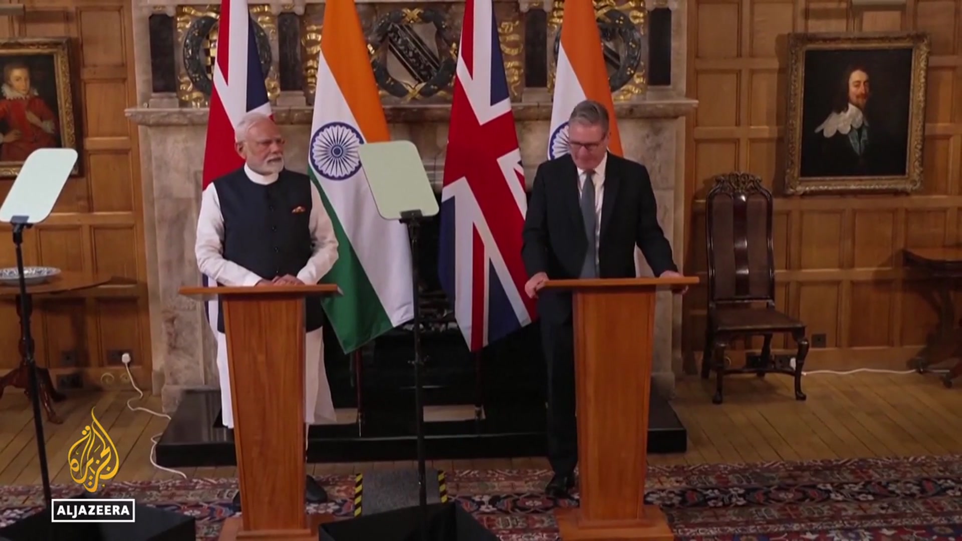 'Video thumbnail for UK and India sign free trade agreement during Modi visit'