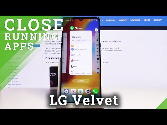 Video thumbnail for How to Turn Off Running Apps in LG Velvet - Deactivate Background Apps