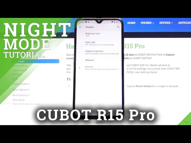 Video thumbnail for How to Activate Night Mode in CUBOT R15 Pro – Night Light Settings