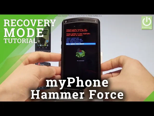 Video thumbnail for How to Enter Recovery Mode in myPhone Hammer Force |HardReset.info