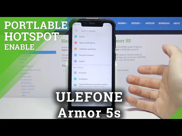 Video thumbnail for How to Enable Portable Hotspot in ULEFONE Armor 5s – Share Internet Connection