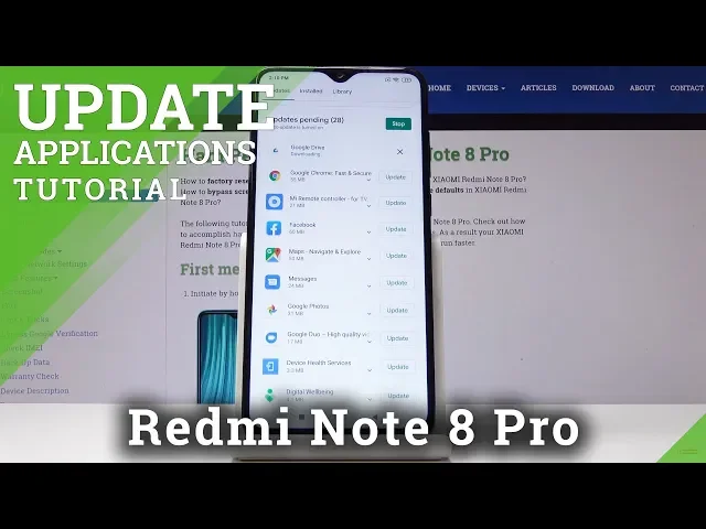 Video thumbnail for How to Update Applications in XIAOMI Redmi Note 8 Pro