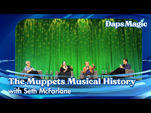 Video thumbnail for The Muppets Musical History with Seth McFarlane | D23: The Ultimate Disney Fan Event 4K