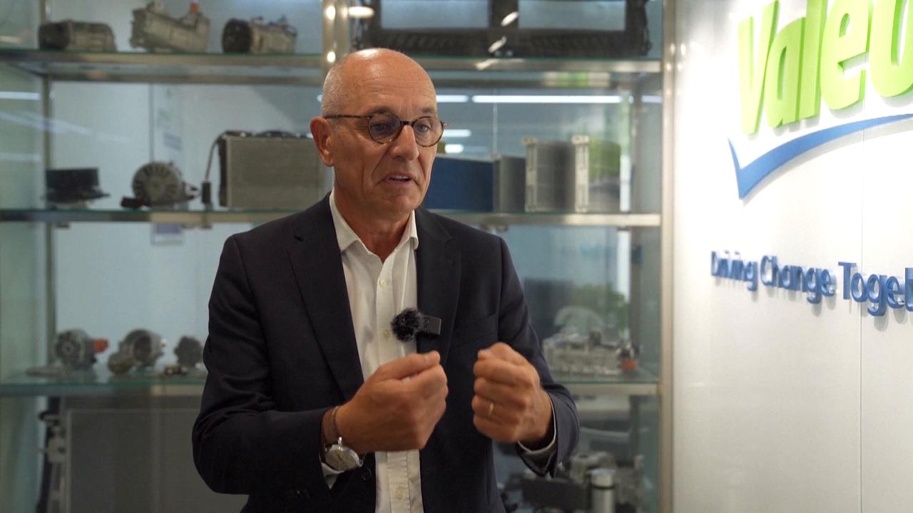 Video thumbnail for China: Valeo CEO calls China 'fitness center' for global auto industry.