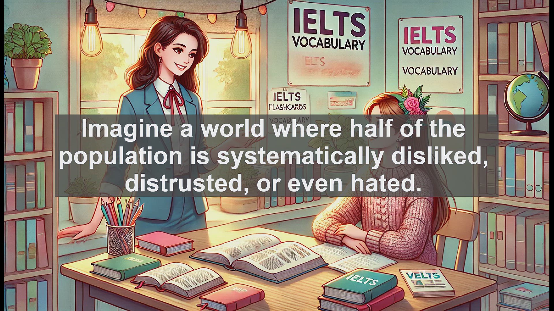 'Video thumbnail for 2000 Must Know IELTS 9.0 Vocabulary - Misogynist: Key Vocabulary for IELTS Success'