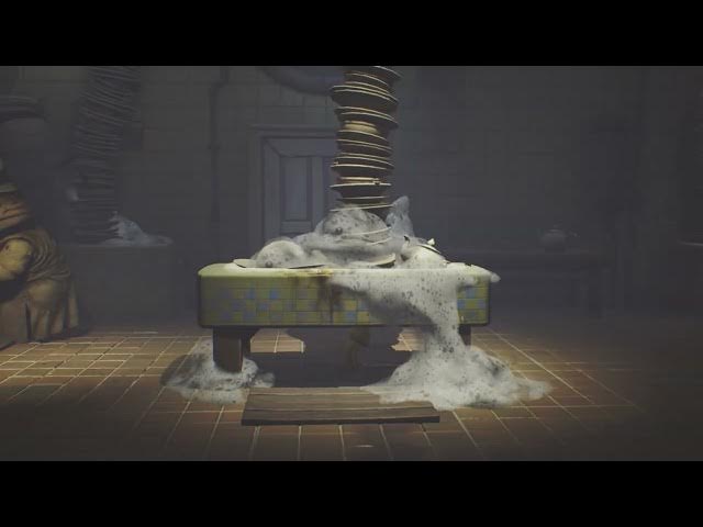 Video thumbnail for Little Nightmares - Chapter 3 The Kitchen: Enter Trash Chute: Turn on Meat Hooks | Chefs Do Dishes