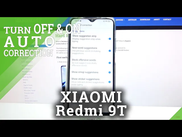 Video thumbnail for How to Enter Text Correction Options in XIAOMI Redmi 9T – Find Text Correction Options