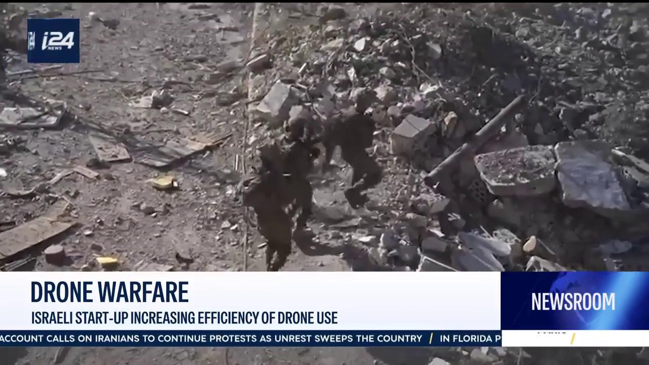 Video thumbnail for Drone warfare: Israeli start-up increasing efficiency of drone use