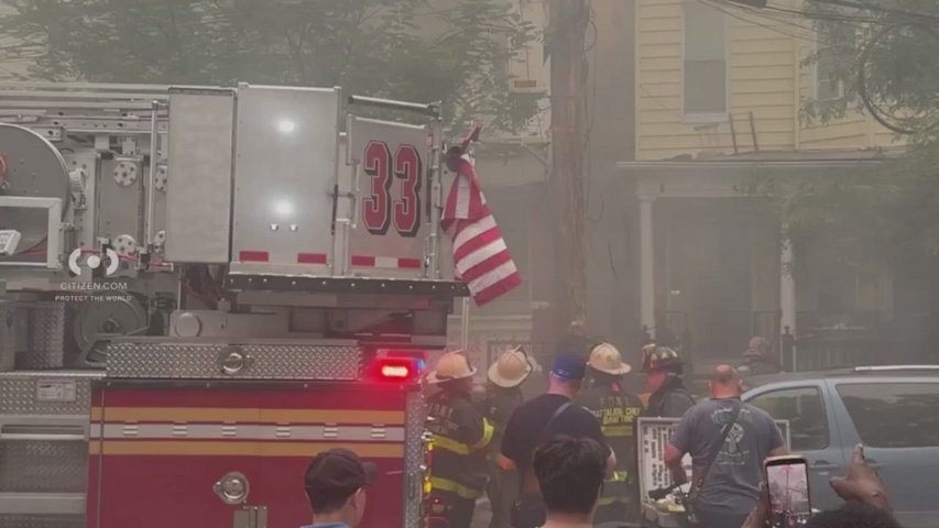 Video thumbnail for Four-alarm fire rips through Kingsbridge Heights home; multiple firefighters injured
