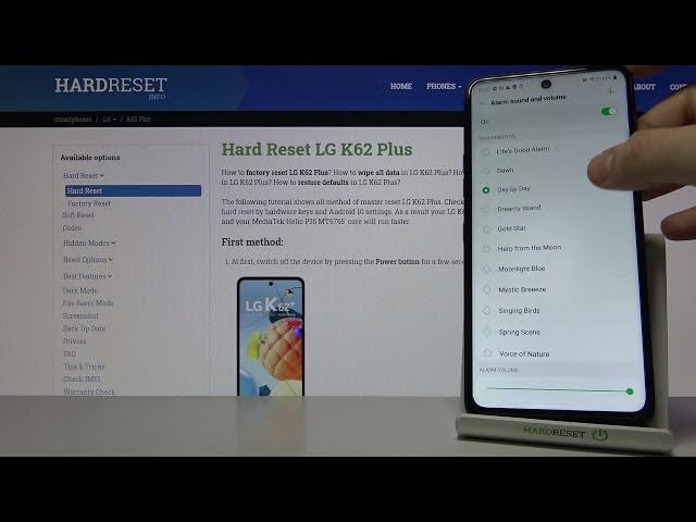 Video thumbnail for LG K62 Plus - Environmental Alarm Sounds Review