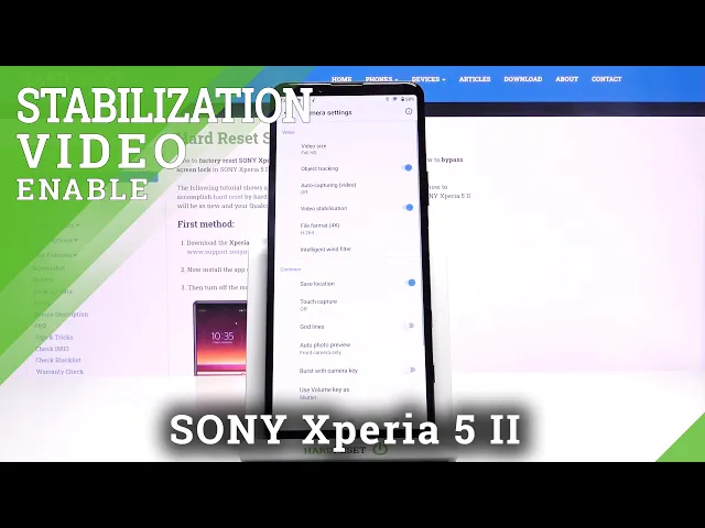Video thumbnail for How to Activate Image Stabilization in SONY Xperia 5 II – Anti Shaking Option
