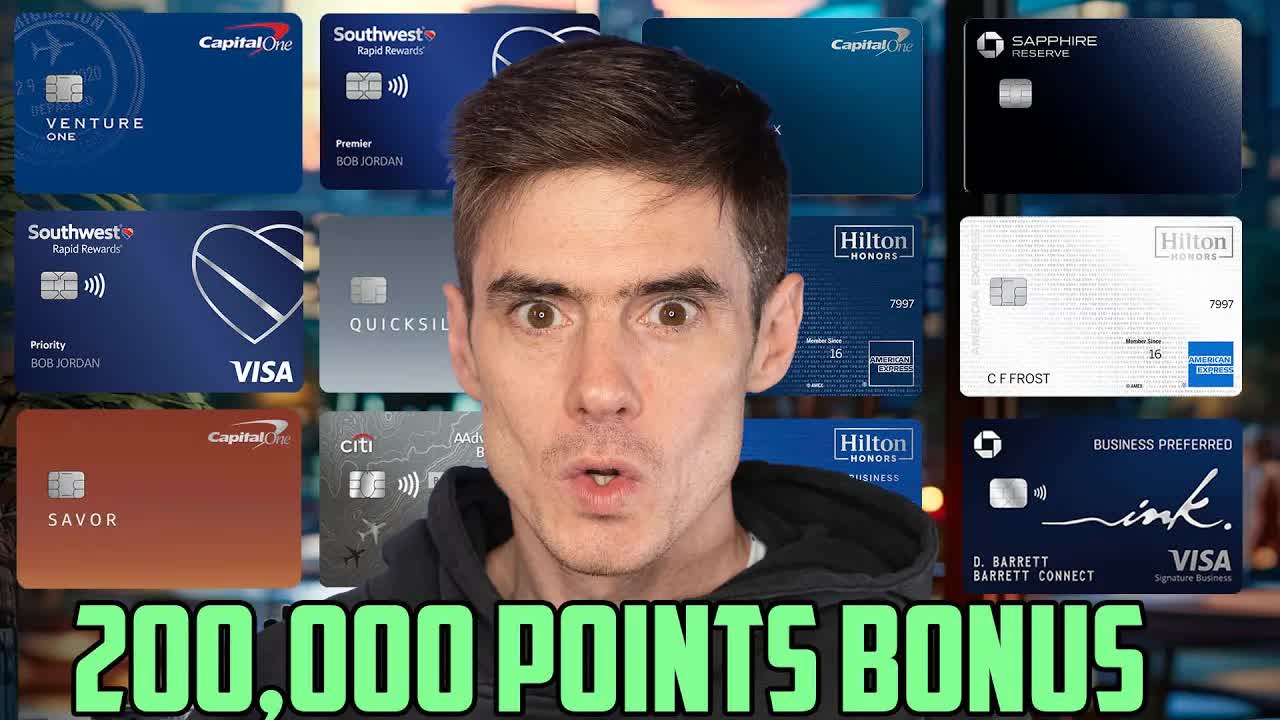 Video thumbnail for Ben Hedges: crazy credit card bonuses right now (dec 2025): chase sapphire, venture x, & travel rewards!