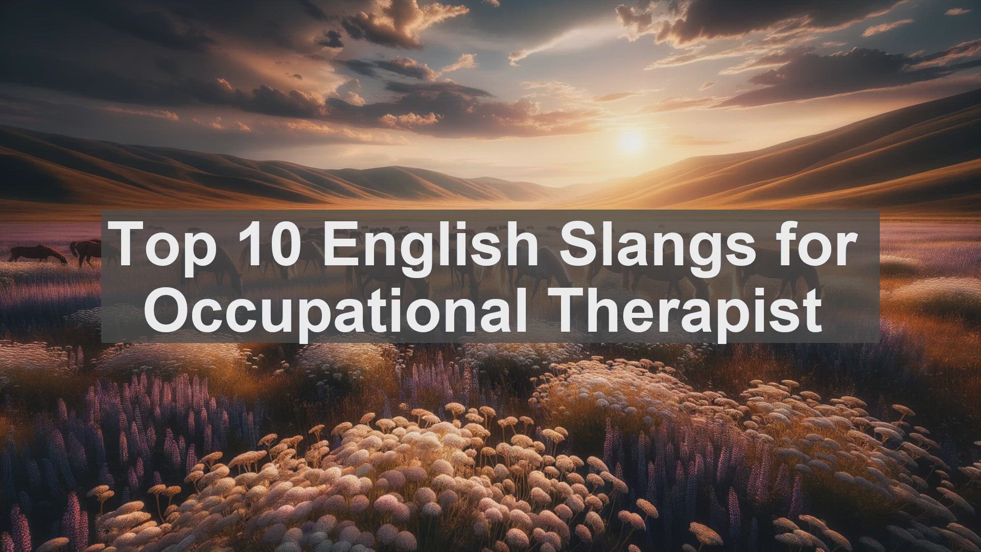 'Video thumbnail for Top 10 English Slangs for Occupational Therapist'