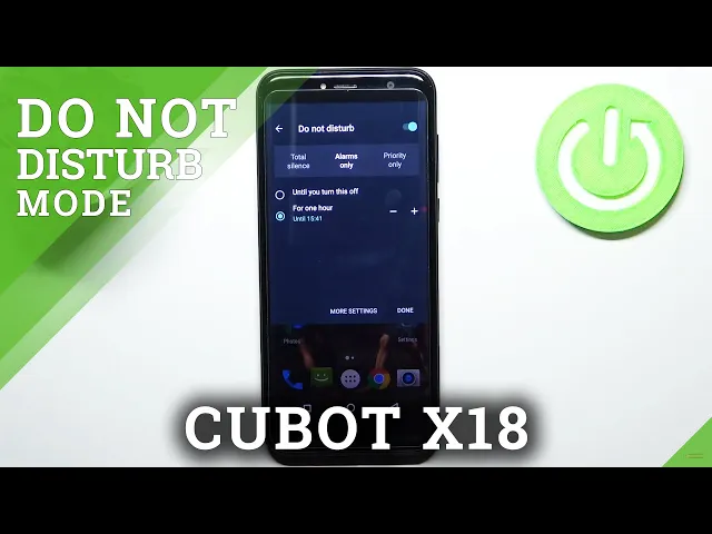 Video thumbnail for How to Enable Do Not Disturb in CUBOT X18 – Turn ON/OFF DND Mode
