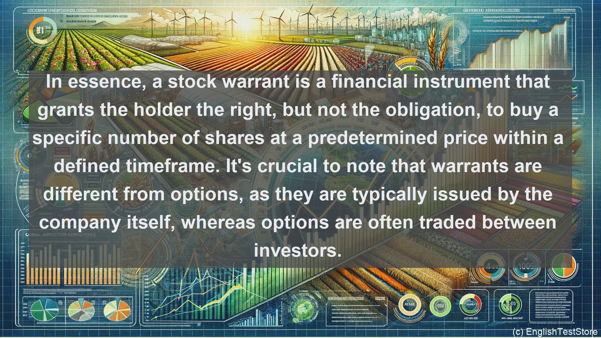 'Video thumbnail for Stock warrant in economics and finance'