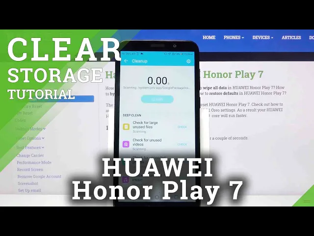 Video thumbnail for How to Clean Storage – Delete Junk Files on HUAWEI Honor Play 7