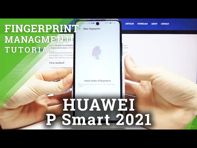 Video thumbnail for How to Add Fingerprint in HUAWEI P Smart 2021 – Set Up Screen Lock