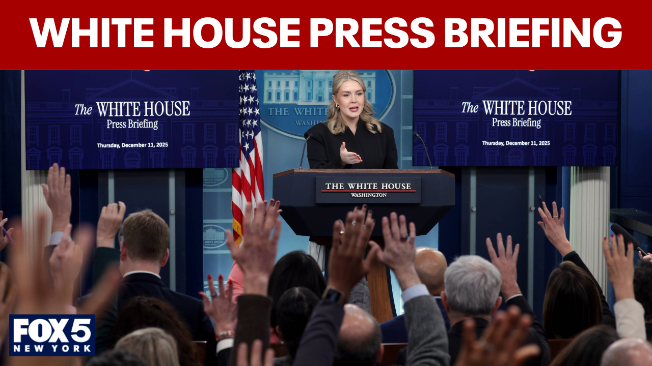 Video thumbnail for FULL: White House press briefing | Dec. 11, 2025