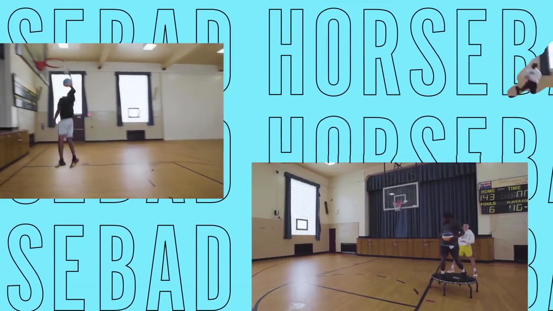 'Video thumbnail for Harlem Globetrotters vs. NBA PLAYER! | Trick Shot HORSE With Nate Robinson'