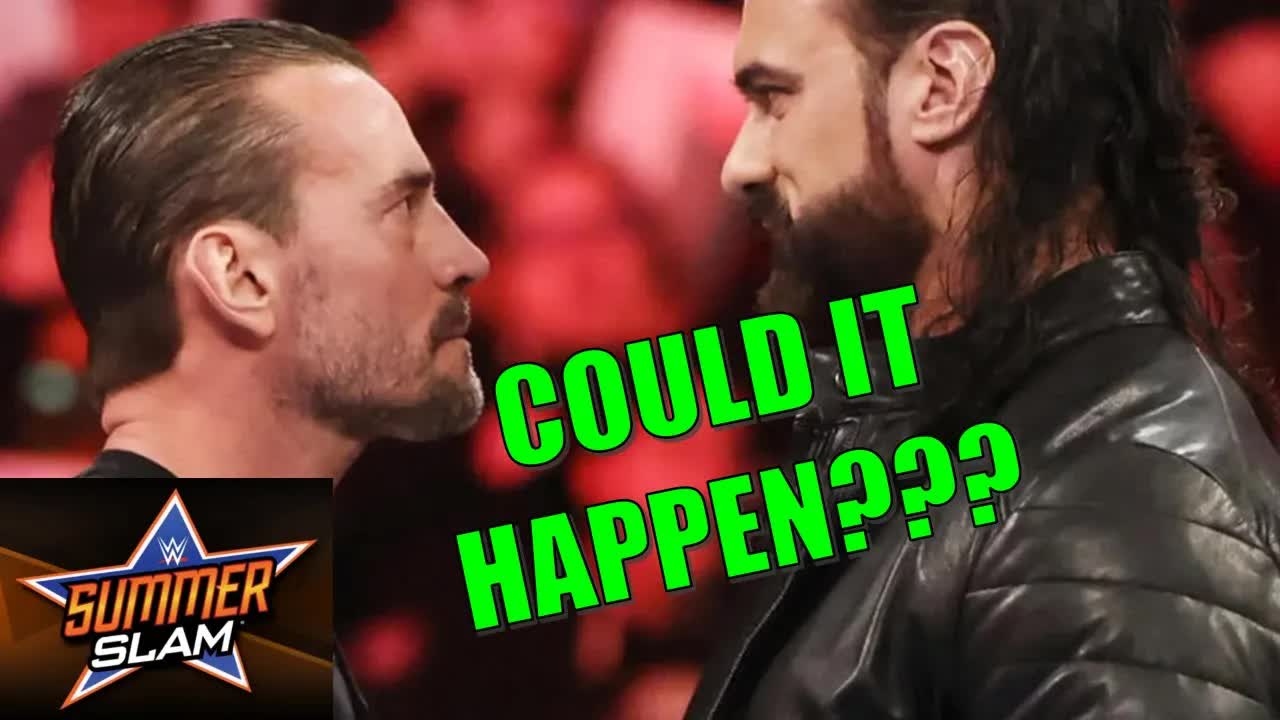 Video thumbnail for Are We Getting CM Punk vs Drew McIntyre for Summerslam?