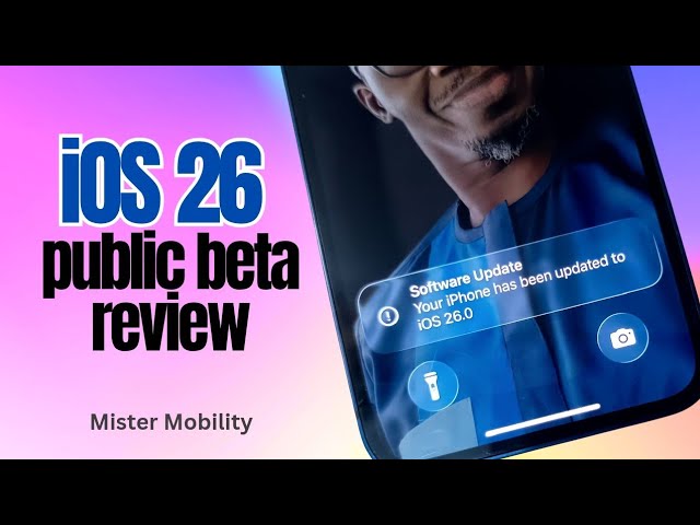 Video thumbnail for Review of Beta Version Of iOS 26, And How To Download It