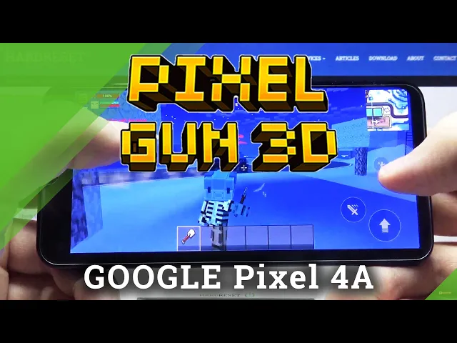 Video thumbnail for Pixel Gun 3D on GOOGLE Pixel 4A  - Quality Test