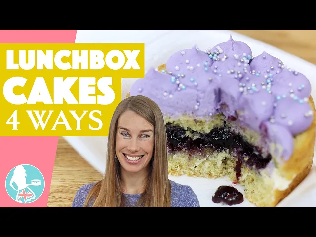 Video thumbnail for Lunchbox Cakes 4 Ways