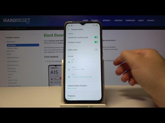 Video thumbnail for How to Find Sound Settings in OPPO A15?