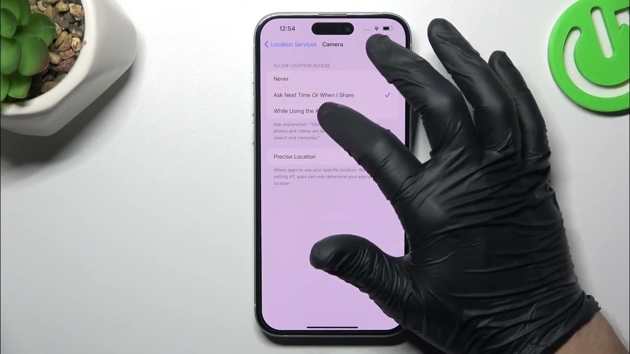 Video thumbnail for How to Manage Photo Location Tag on iPhone 15 Plus - Adjust Camera Options