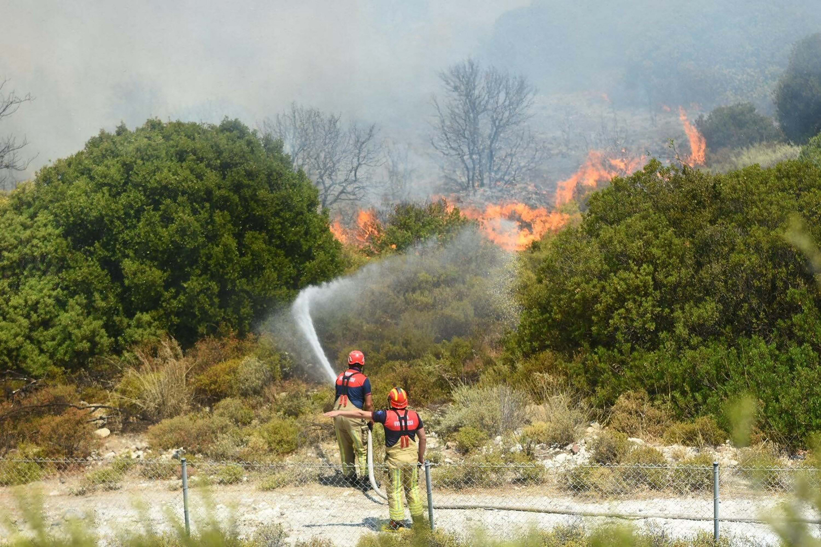 Video thumbnail for Turkiye wildfires: At least two dead as fires burn for eighth day