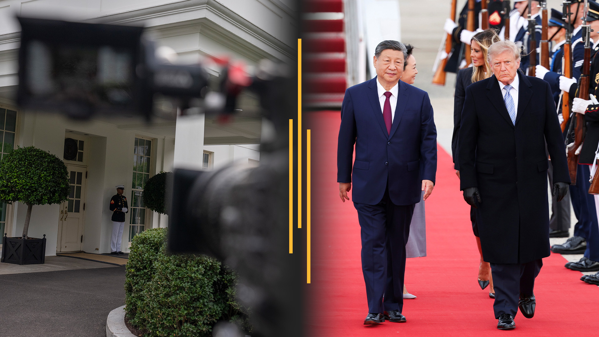 Video thumbnail for Trump media ban ruling lands overnight; Xi Jinping makes rare Washington visit