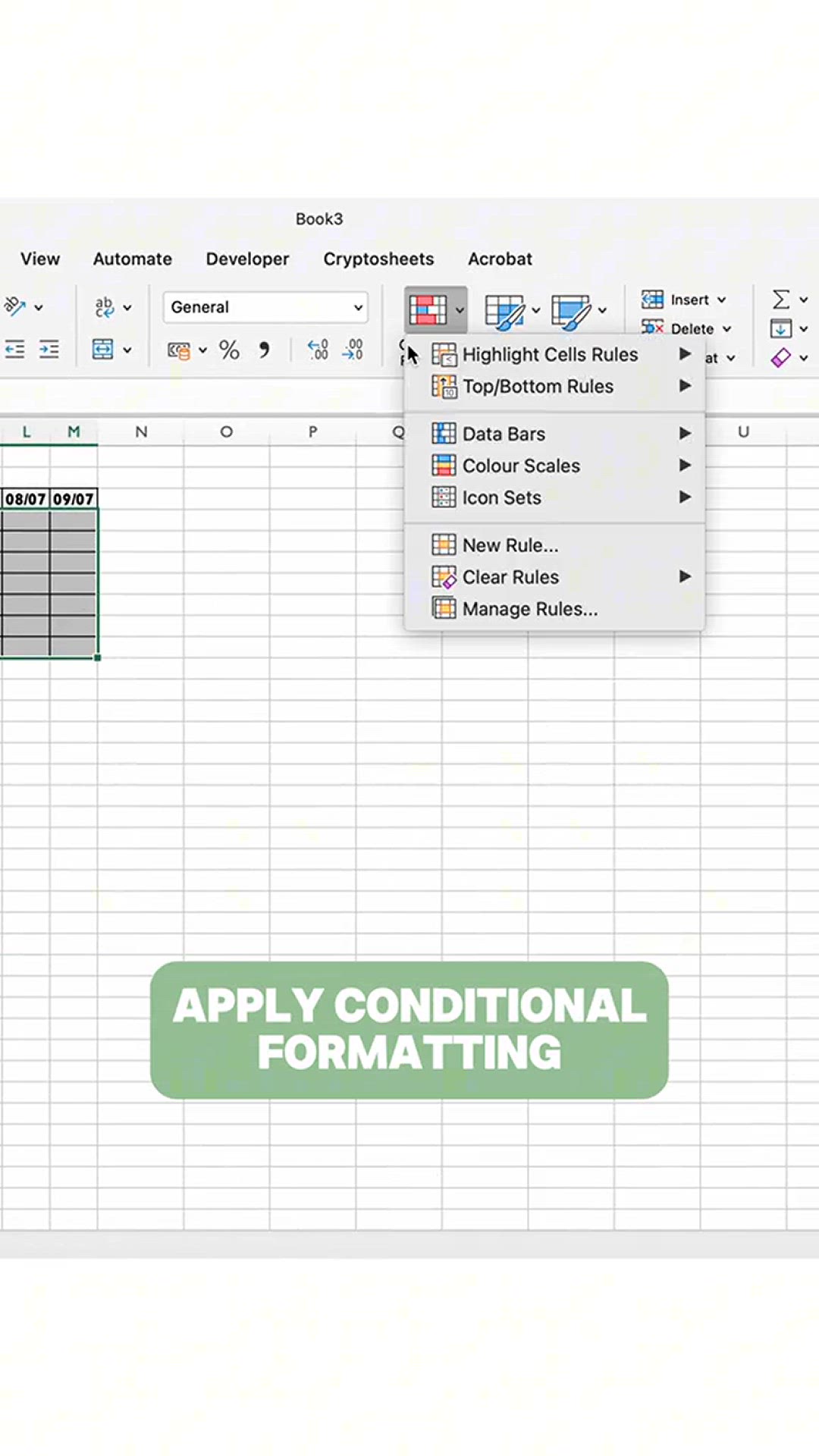 'Video thumbnail for Create a giant chart in #Excel in less than a minute and start tracking your projects '