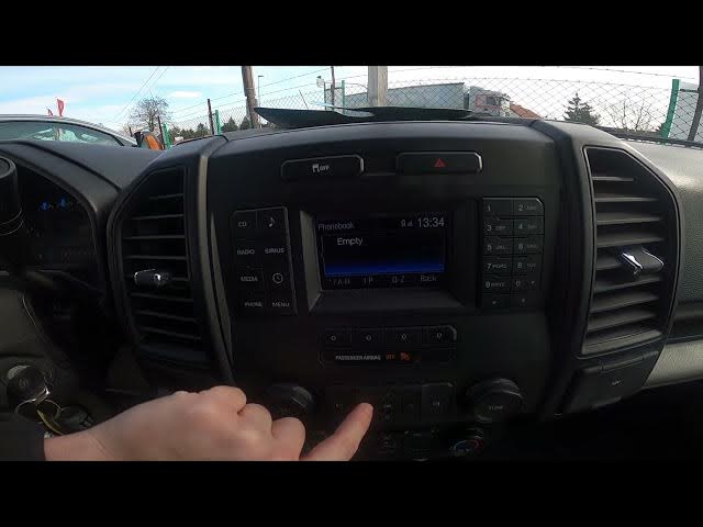 Video thumbnail for How to Check Contact List on Radio Display in Ford F150 XIII Gen ( 2014 - now ) | Open Phone Book