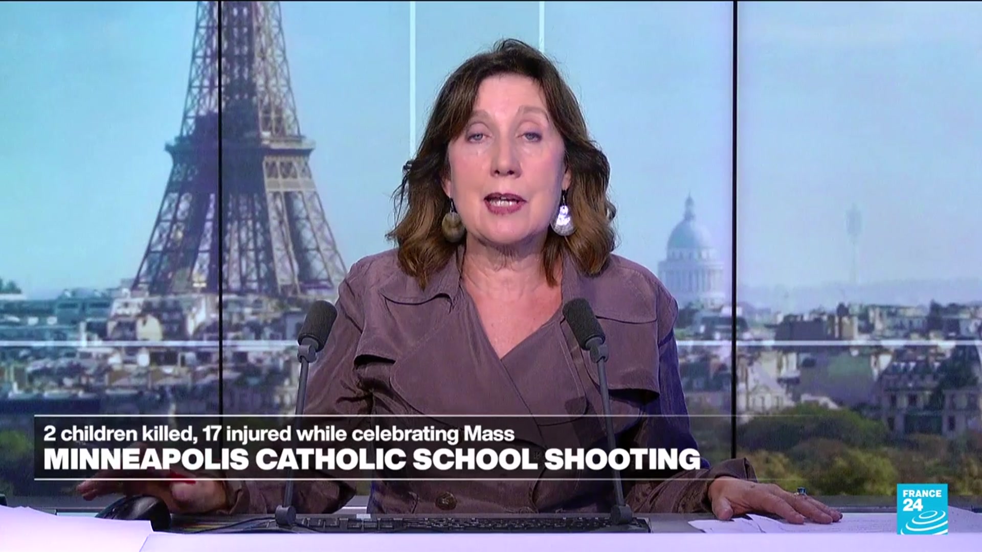 'Video thumbnail for Minneapolis catholic school shooting: 2 children killed and 17 injured'
