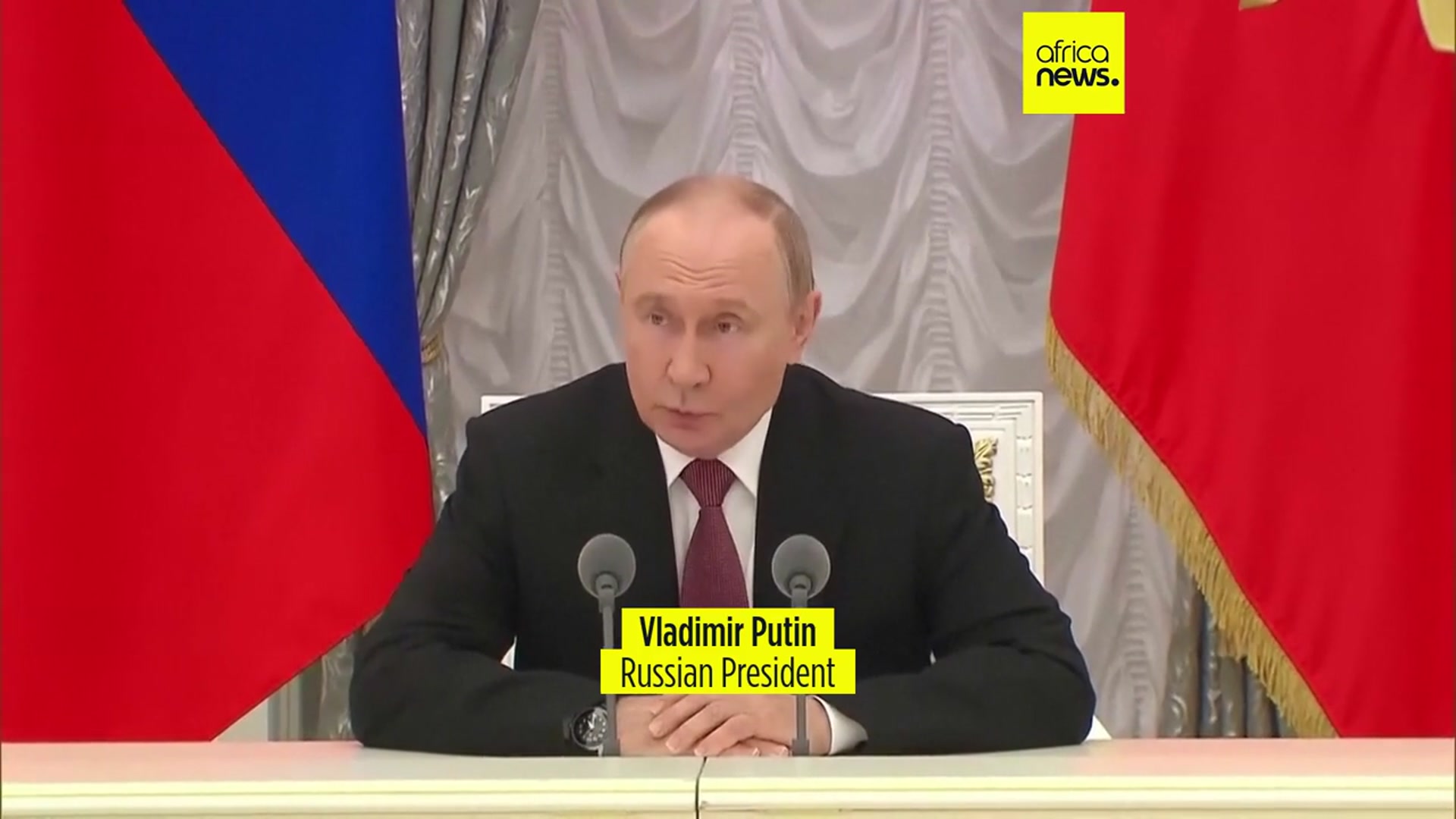 'Video thumbnail for Putin tells top officials Alaska talks were 'frank and informative''