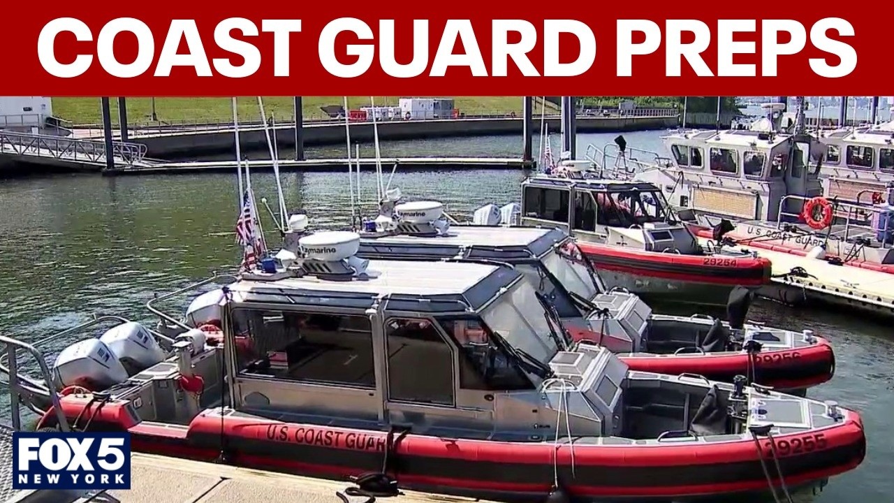 Video thumbnail for EXCLUSIVE: Coast Guard preps for 4th of July fireworks
