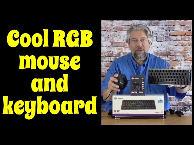 Video thumbnail for Cooler Master Gaming Mouse MM720 & Bluetooth Keyboard SK622 - REVIEW