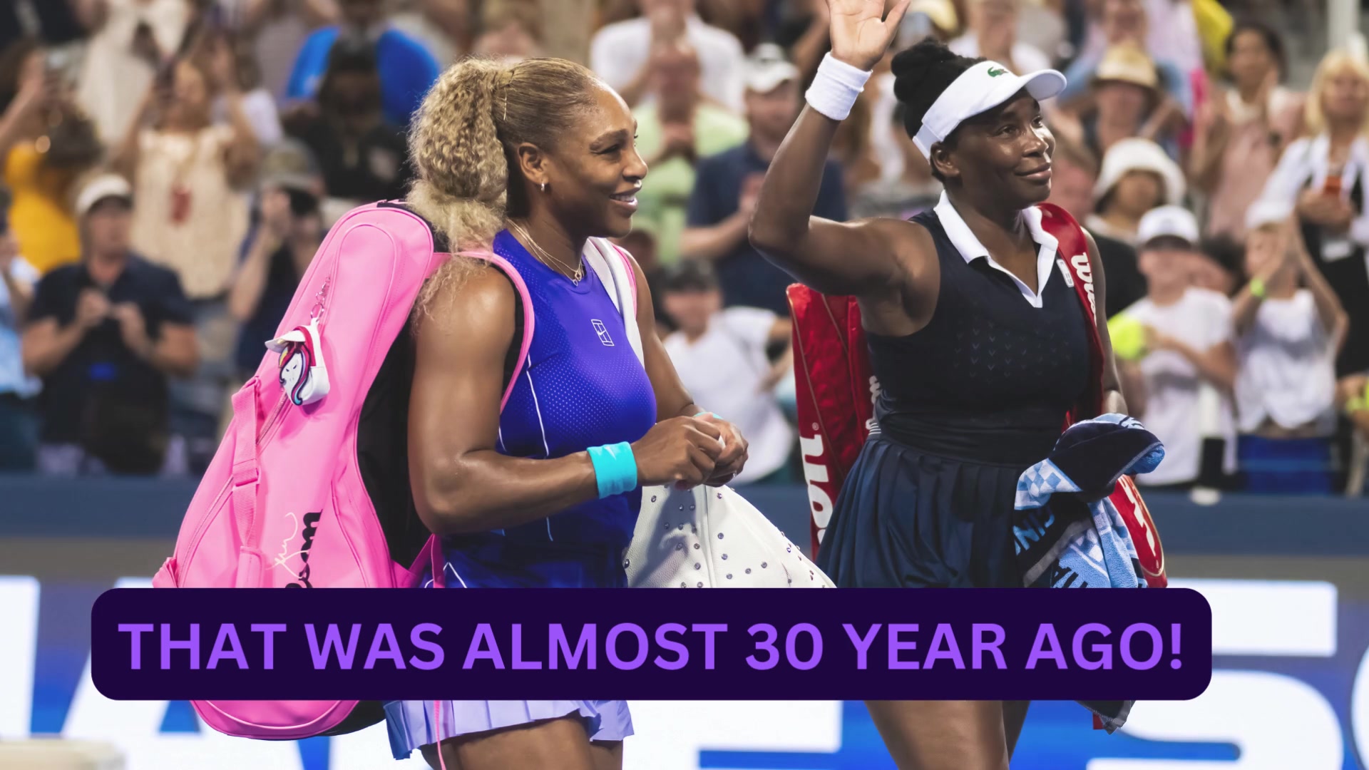 Video thumbnail for Serena & Venus Williams back together! Their 2026 Cincinnati doubles return
