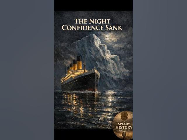 Video thumbnail for How Confidence Became a Coffin #titanic #historylesson #shorts