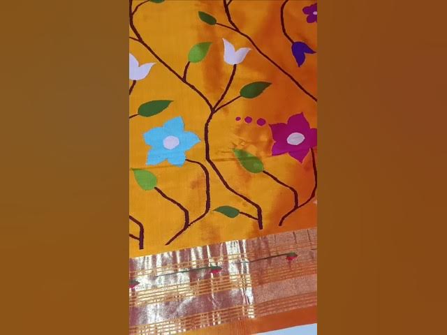Video thumbnail for Allover work paithani saree #paithani #purehandlooms #silksaree