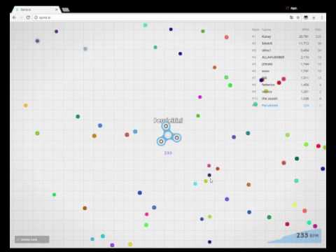 Video thumbnail for Soy Un Fidget Spiner en Agar.io spinz.io