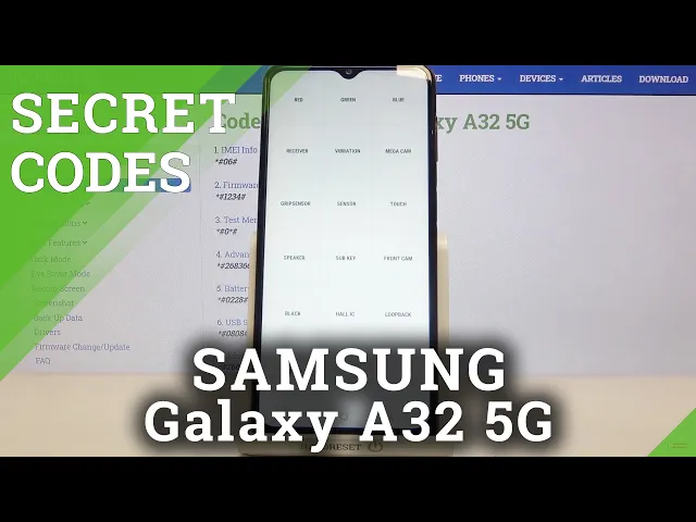 Video thumbnail for Secret Codes for Samsung Galaxy A32 5G - Enable Hidden Panels