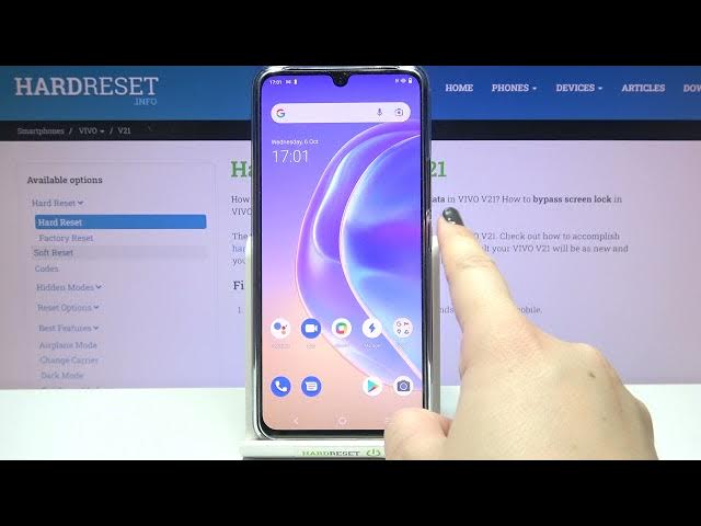 Video thumbnail for How to Soft Reset VIVO V21 - Fix Not Responding Device