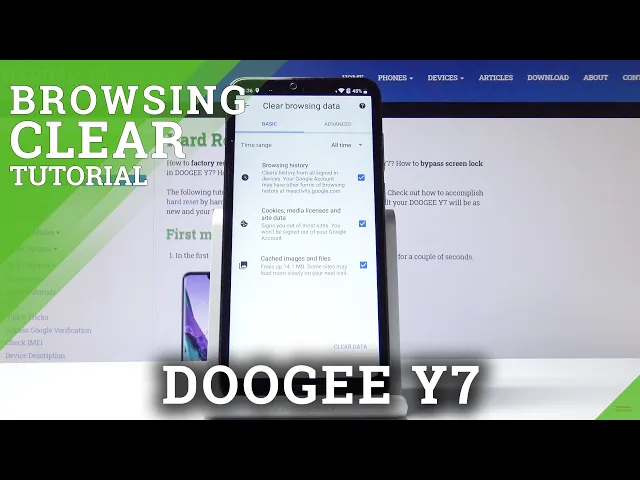Video thumbnail for DOOGEE Y7 Clear Browsing History / Delete Cookies
