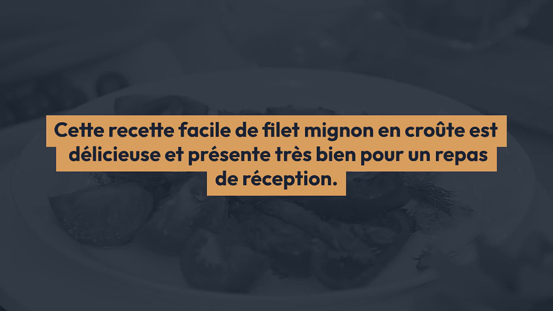 Video thumbnail for Filet mignon en croûte au jambon et fromage