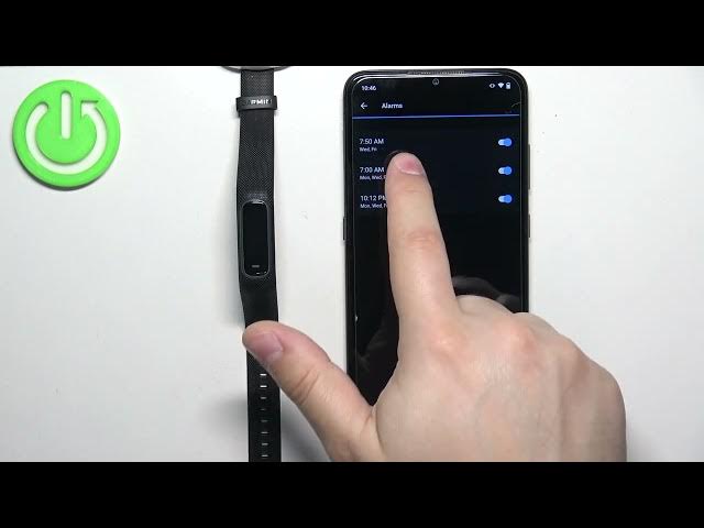 Video thumbnail for How to Set Alarm Clock on GARMIN Vivosmart 4