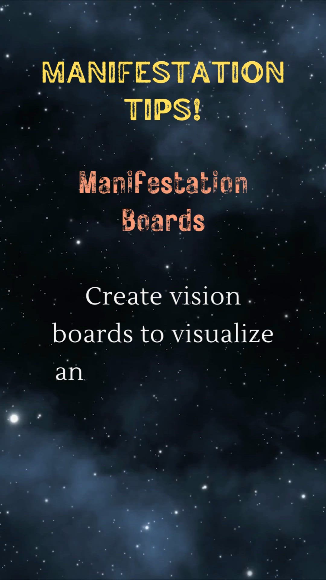 'Video thumbnail for Manifestation Tips! '
