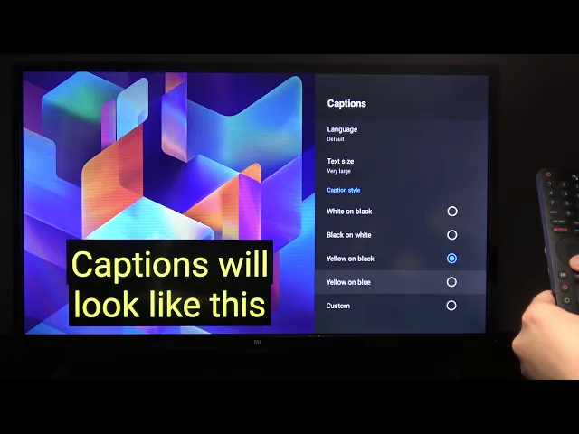 Video thumbnail for How to Turn On and Configure Captions on Xiaomi Mi TV 4A