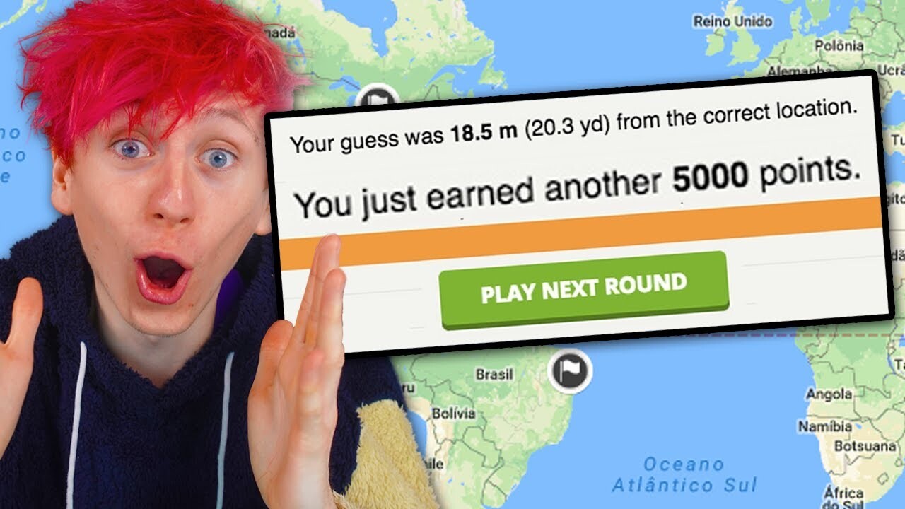 Video thumbnail for Trying to get a GEOGUESSR INSANE GUESS 10 seconds per round